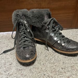 Sparkle and Shine for the holidays. INC boots gentle loved. Size 8